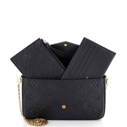 Felicie Pochette Monogram Empreinte Leather