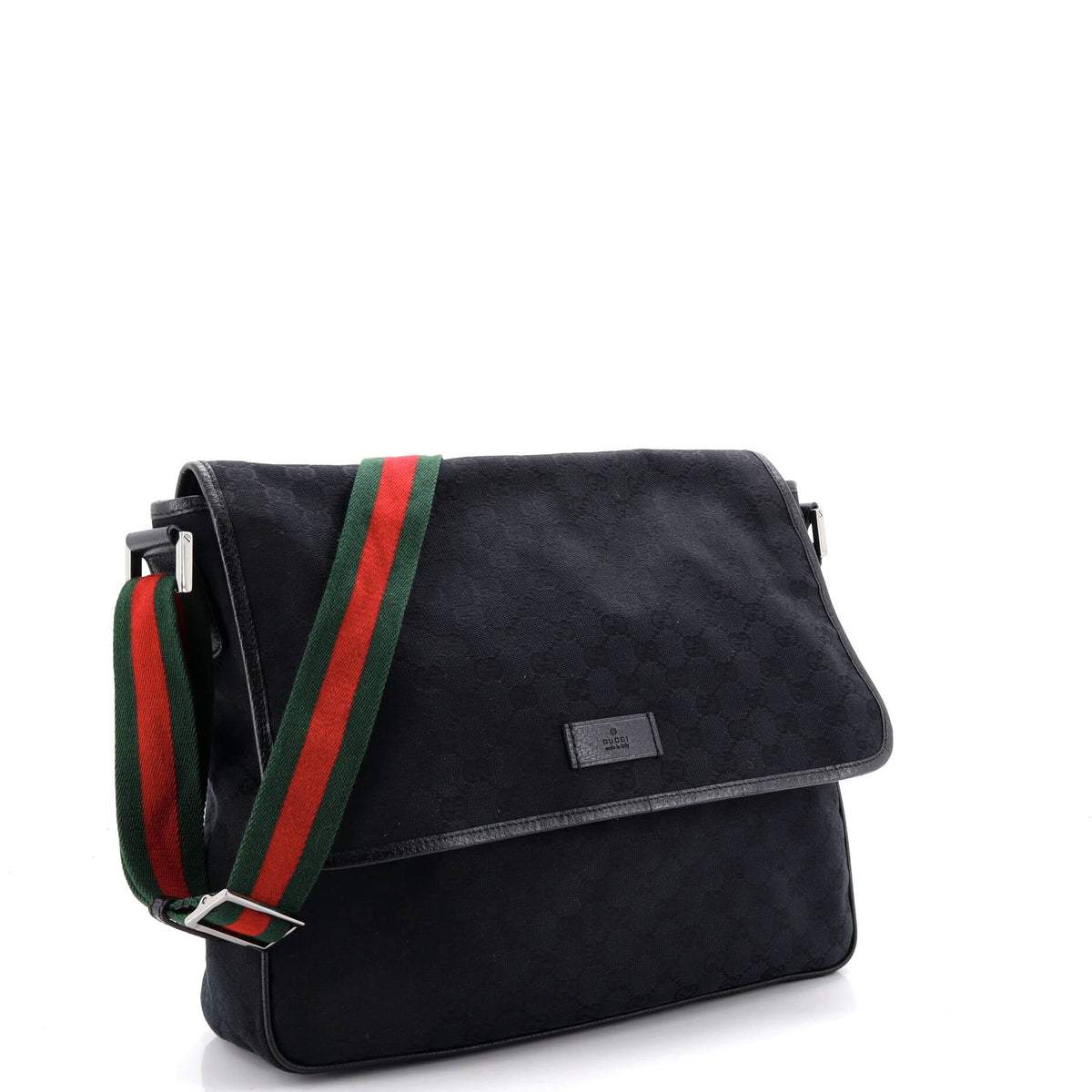 Web Strap Flap Messenger GG Canvas Medium