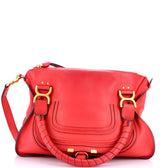 Marcie Satchel Leather Medium