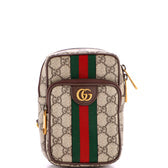Ophidia Front Pocket Zip Crossbody Bag GG Coated Canvas Mini
