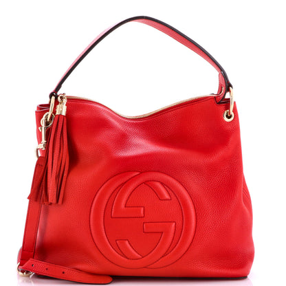 Soho Convertible Hobo Leather Large