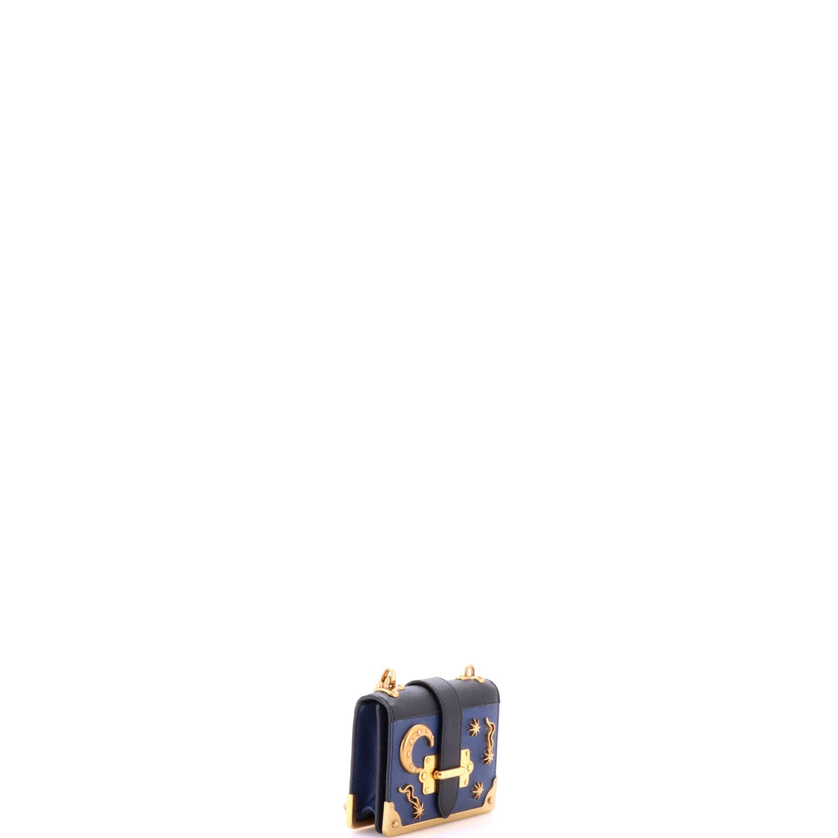 Cahier Crossbody Bag Embellished Leather Micro