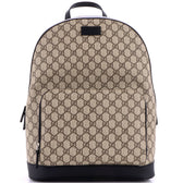 Zip Pocket Backpack GG Coated Canvas Medium
