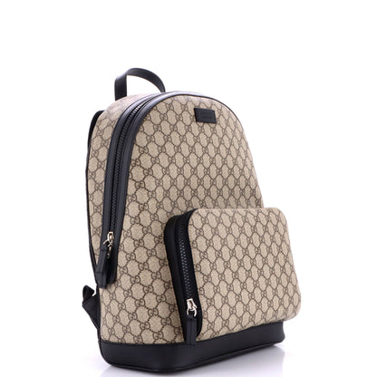 Zip Pocket Backpack GG Coated Canvas Medium