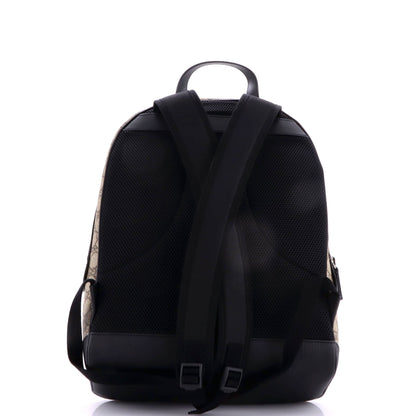 Zip Pocket Backpack GG Coated Canvas Medium