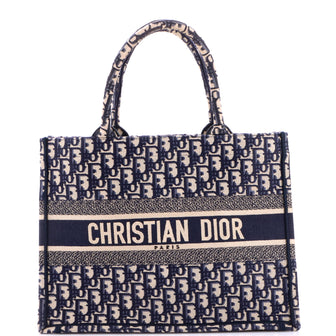 Book Tote Oblique Canvas Medium