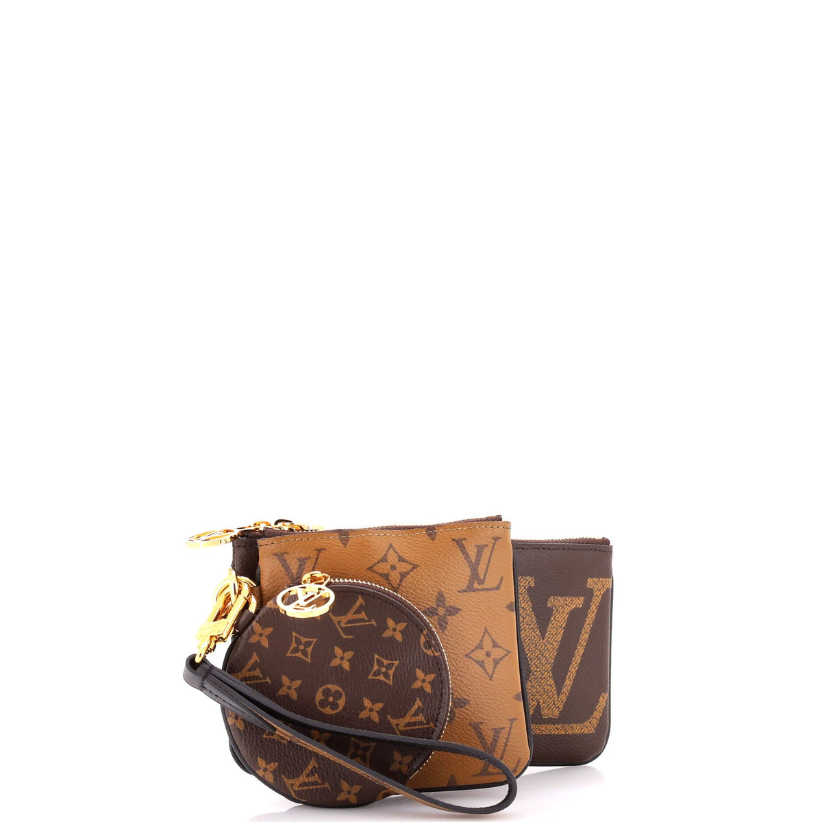 Trio Pouch Set Reverse Monogram Giant