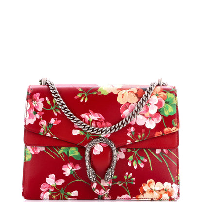 Dionysus Bag Blooms Print Leather Medium