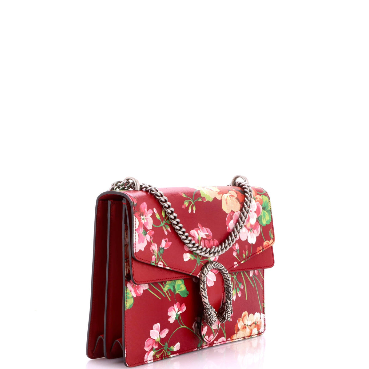 Dionysus Bag Blooms Print Leather Medium