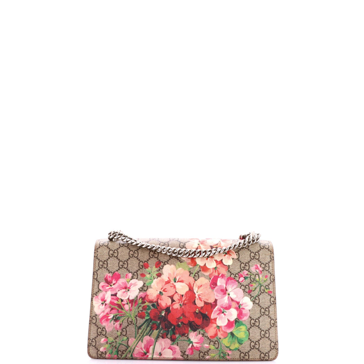 Dionysus Bag Blooms Print GG Coated Canvas Small