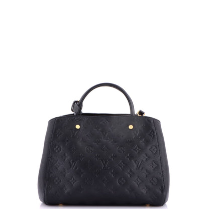 Montaigne Handbag Monogram Empreinte Leather MM