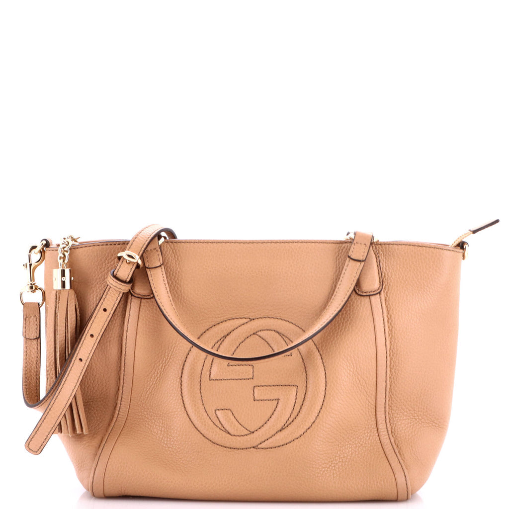 Soho Convertible Top Handle Bag Leather Small