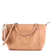 Soho Convertible Top Handle Bag Leather Small