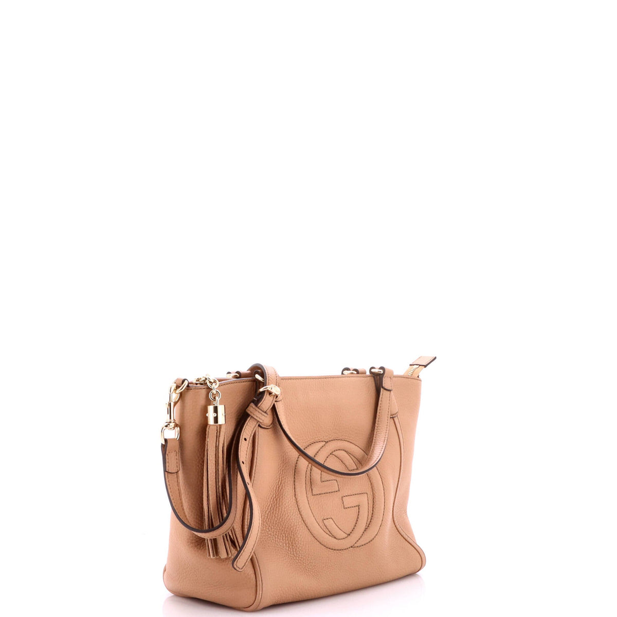 Soho Convertible Top Handle Bag Leather Small
