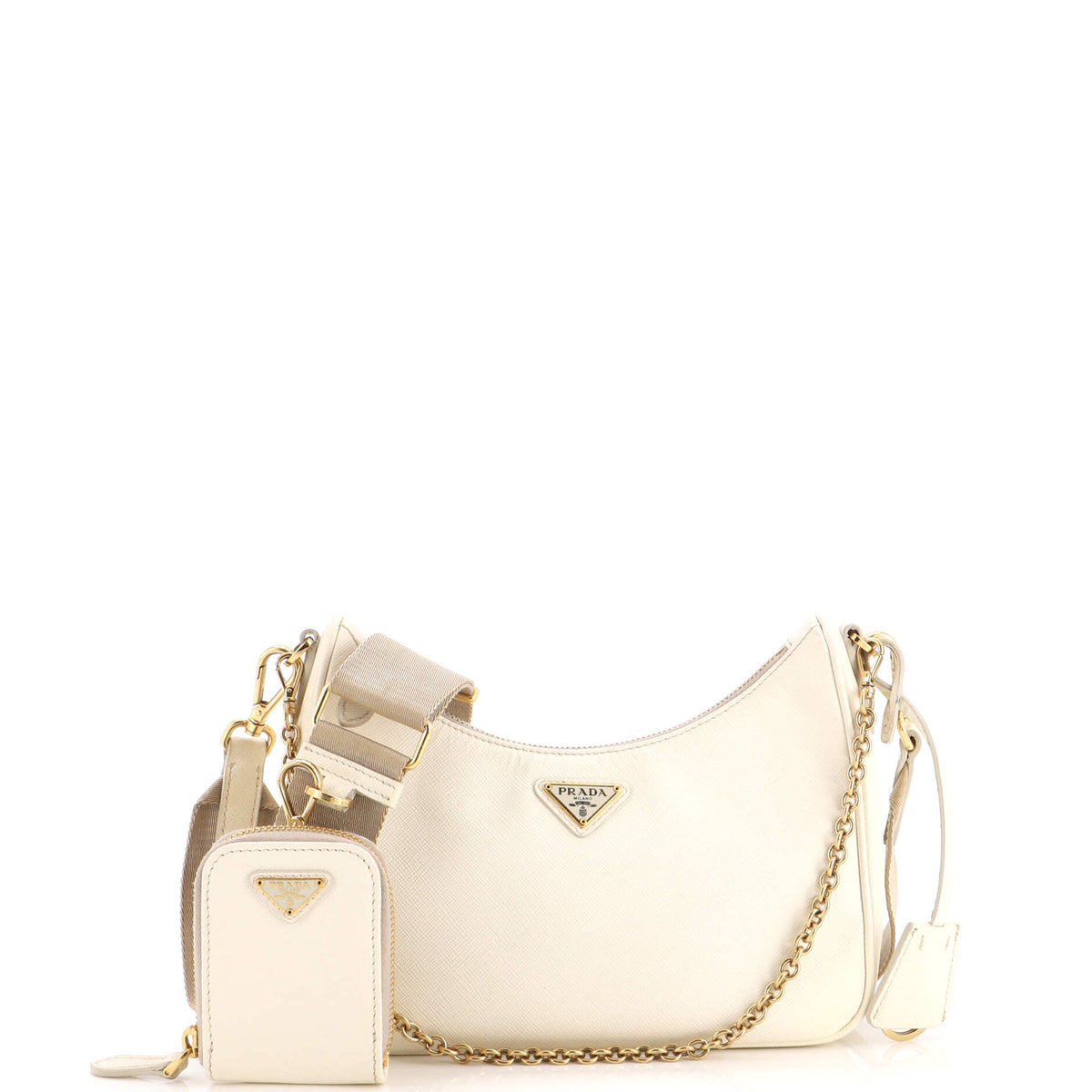 Re-Edition 2005 Shoulder Bag Saffiano Leather Small
