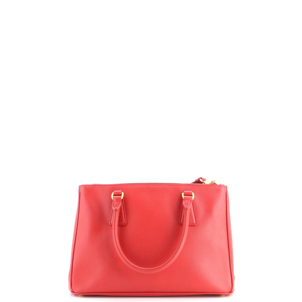 Double Zip Lux Tote Saffiano Leather Medium