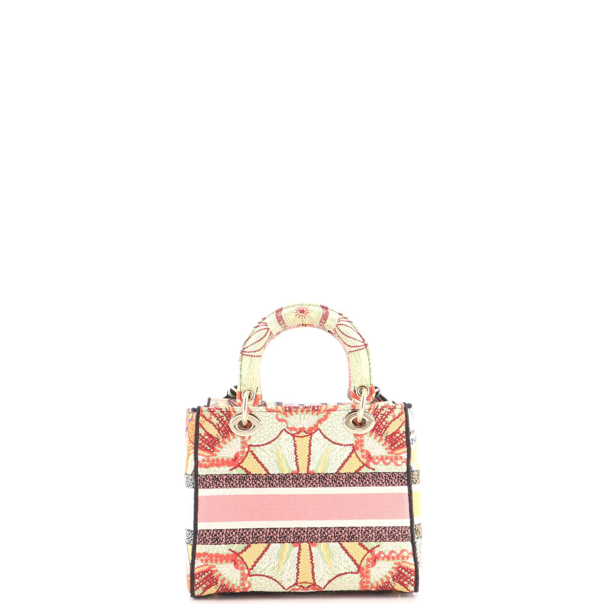 Lady D-Lite Bag Embroidered Canvas Medium