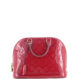 Alma Handbag Monogram Vernis PM