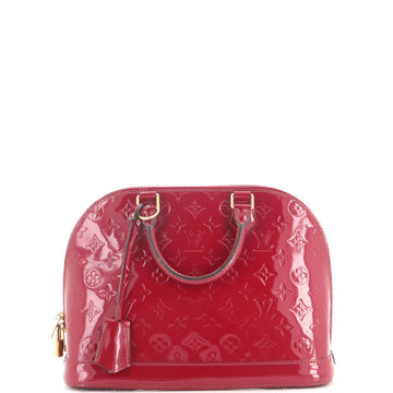 Alma Handbag Monogram Vernis PM