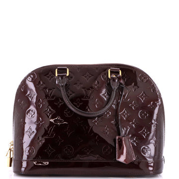 Alma Handbag Monogram Vernis PM