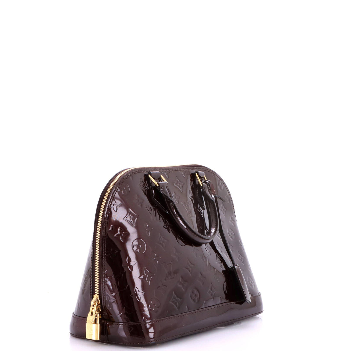Alma Handbag Monogram Vernis PM