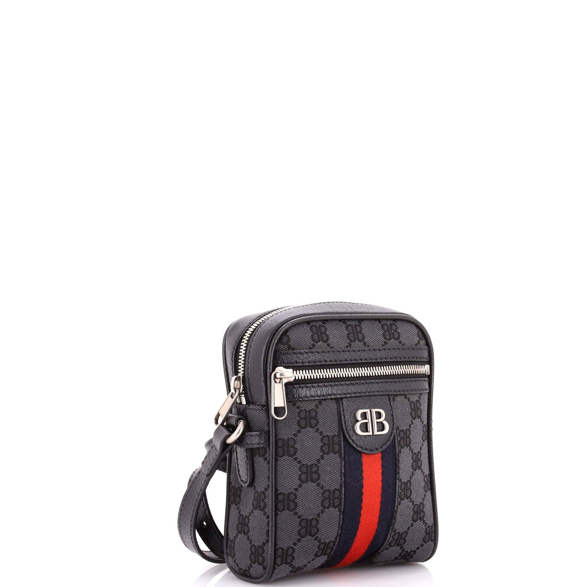x Gucci The Hacker Project Zip Messenger Bag BB Canvas Mini