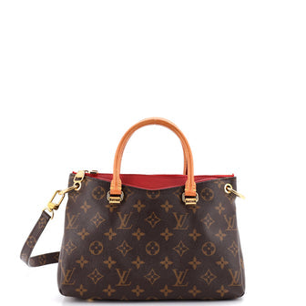 Pallas Tote Monogram Canvas with Leather BB