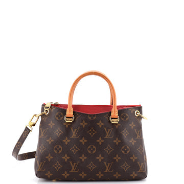 Pallas Tote Monogram Canvas with Leather BB