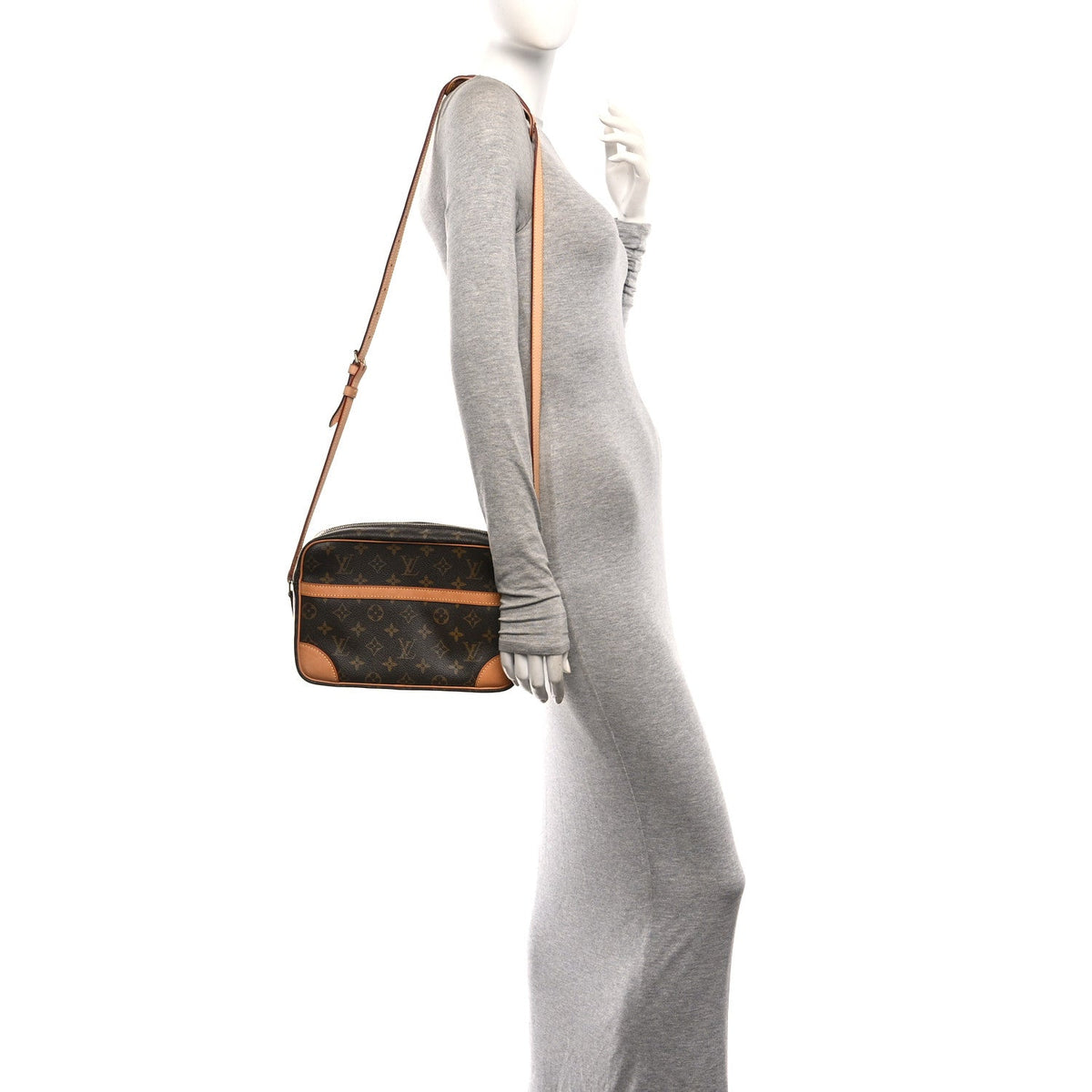 Louis Vuitton Monogram Coated Canvas Trocadero 27 Bag Brown