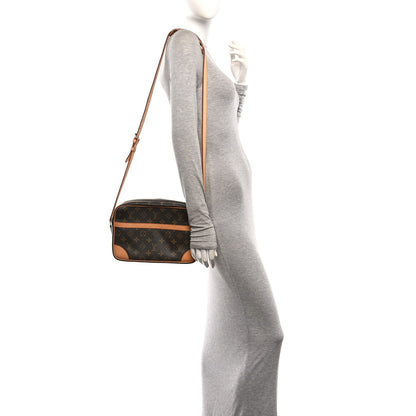 Louis Vuitton Monogram Coated Canvas Trocadero 27 Bag Brown