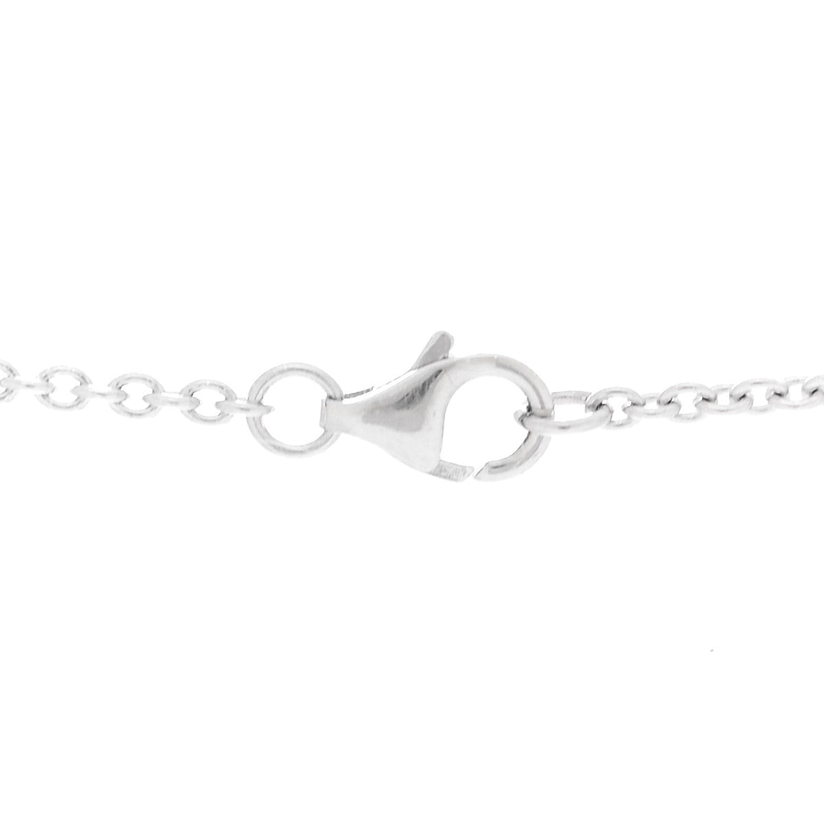 Cartier 18K White Gold Interlocking LOVE Necklace