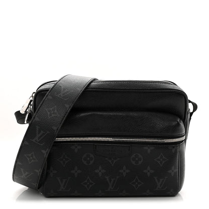 Louis Vuitton Taiga Monogram Eclipse Outdoor Messenger Black