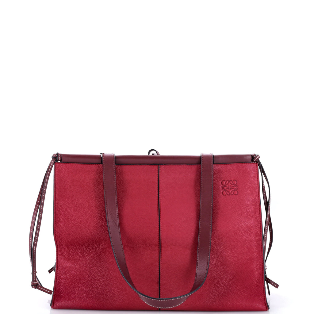 Cushion Tote Leather Large