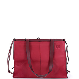 Cushion Tote Leather Large