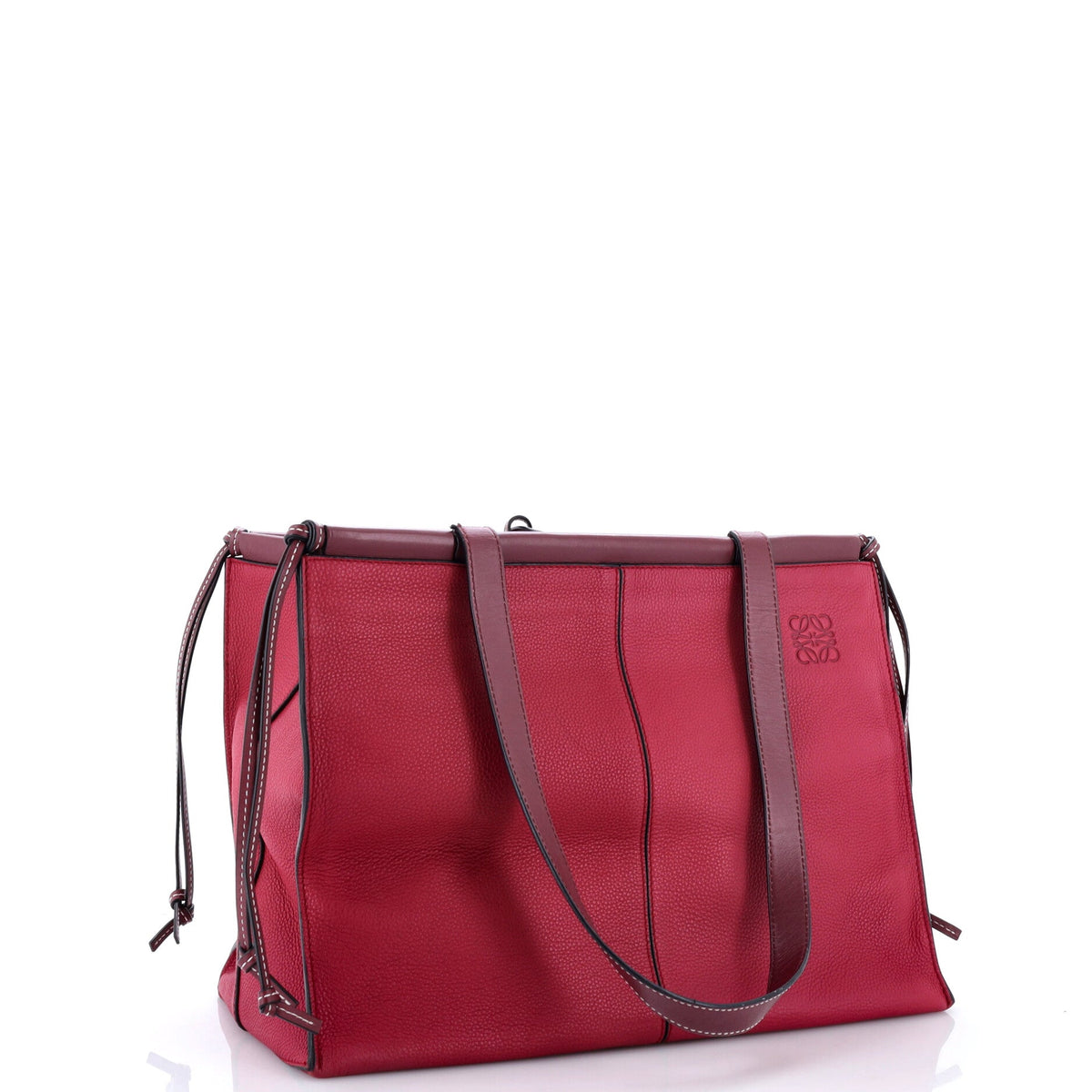 Cushion Tote Leather Large