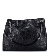 Niki Shopping Tote Matelasse Chevron Leather Large