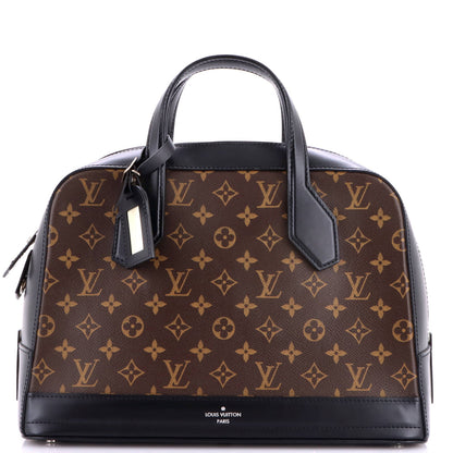 Dora Handbag Monogram Canvas and Calfskin MM