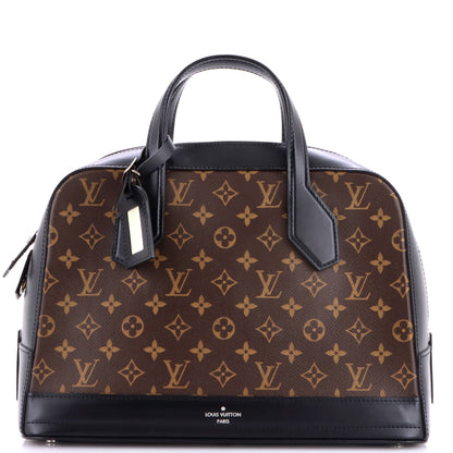 Dora Handbag Monogram Canvas and Calfskin MM