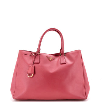 Lux Open Tote Saffiano Leather Large