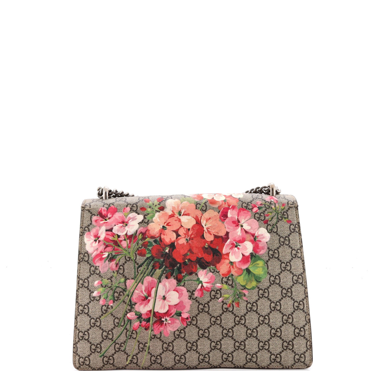 Dionysus Bag Blooms Print GG Coated Canvas Medium