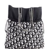 Reversible Tote Oblique Terry Cotton and Oblique Technical Nylon