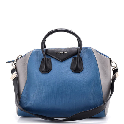 Tricolor Antigona Bag Leather Medium