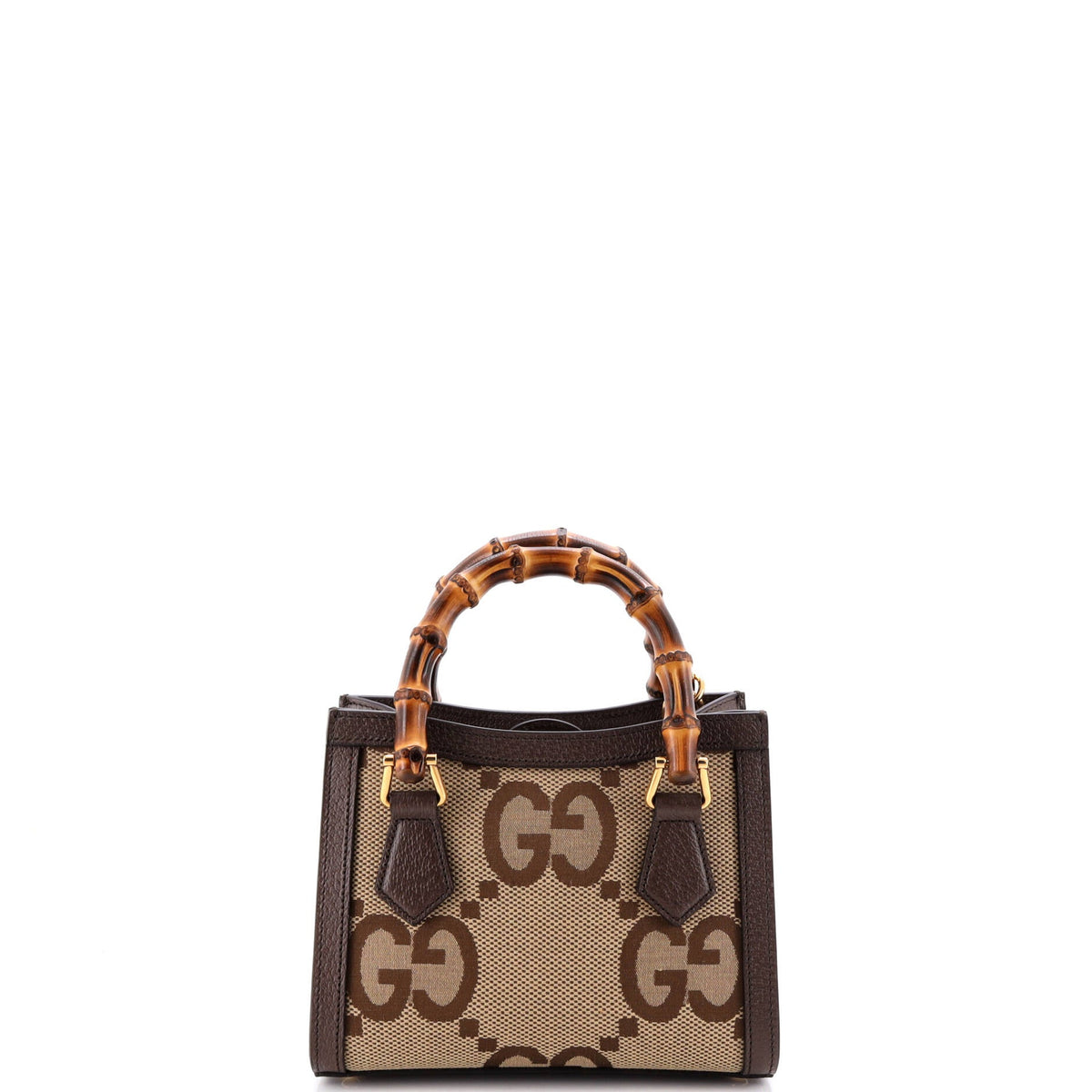 Diana NM Bamboo Handle Tote Jumbo GG Canvas Mini