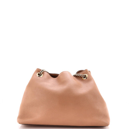 Soho Chain Strap Shoulder Bag Leather Medium