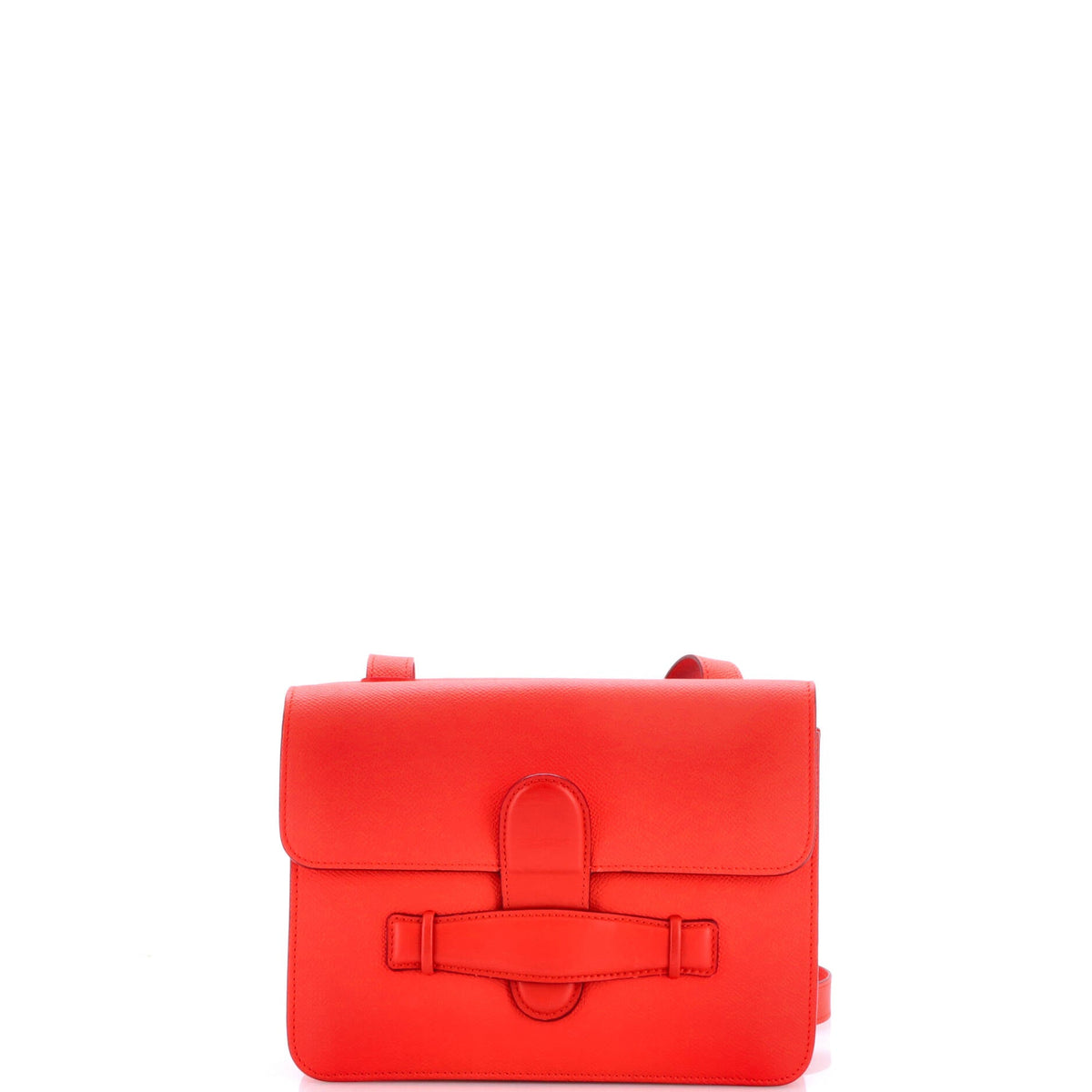 Symmetrical Shoulder Bag Leather
