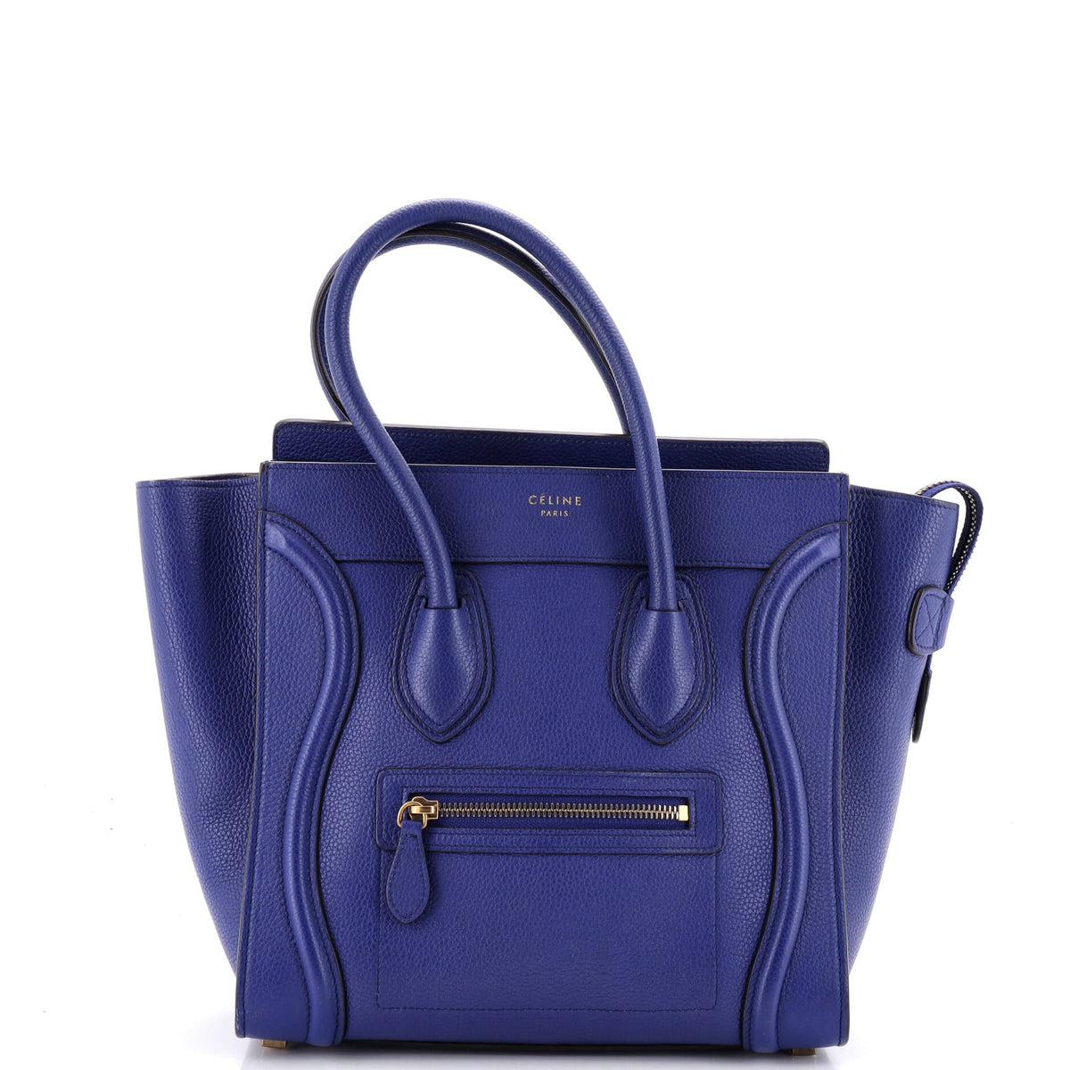 Luggage Bag Grainy Leather Micro