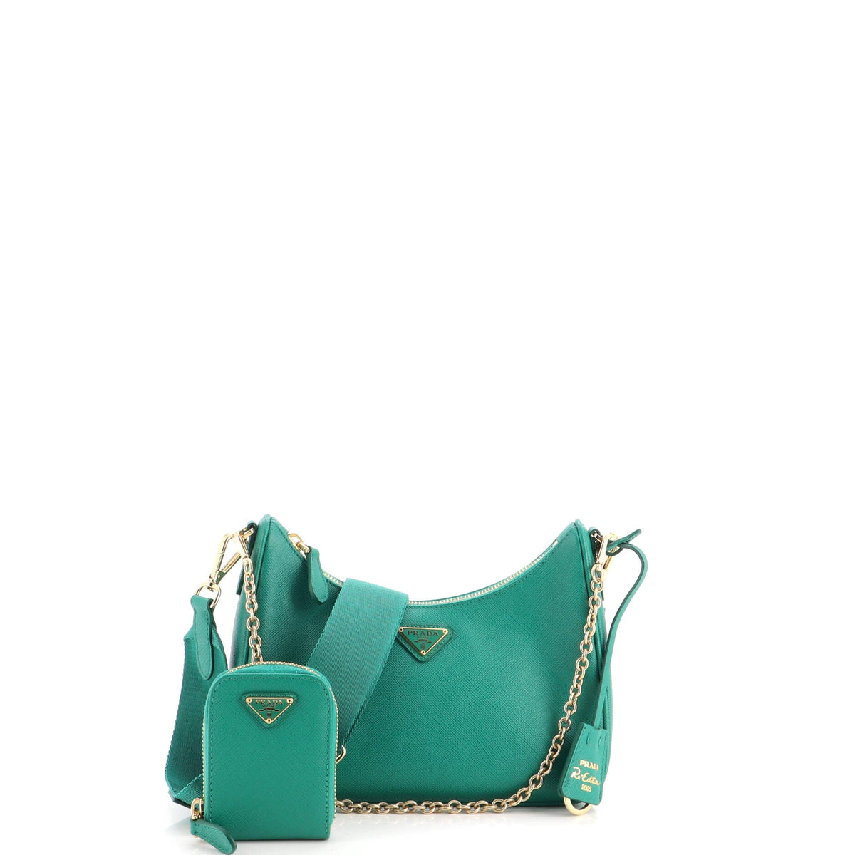 Re-Edition 2005 Shoulder Bag Saffiano Leather Small