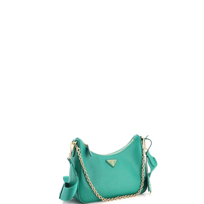 Re-Edition 2005 Shoulder Bag Saffiano Leather Small