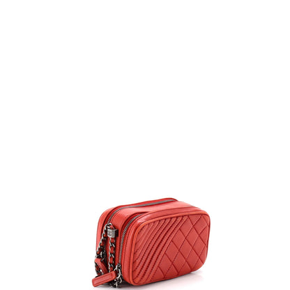 Coco Boy Camera Bag Quilted Leather Mini