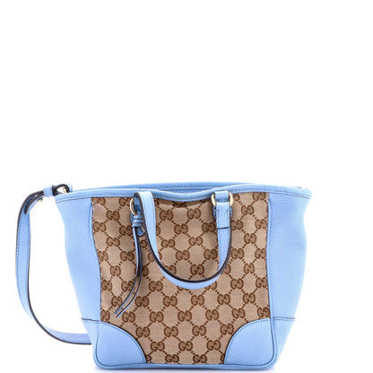 Bree Convertible Tote GG Canvas with Leather Small